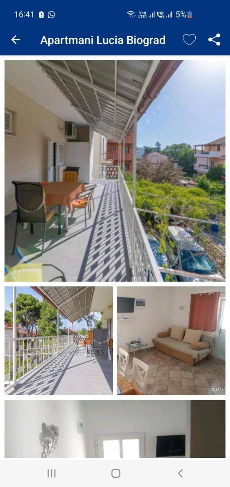 Apartmani Lucia Biograd Biograd Na Moru Exterior photo